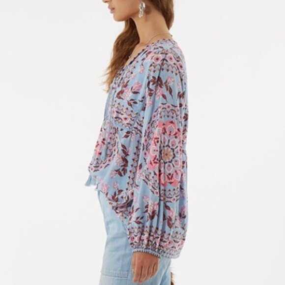 Spell Pandora Aquamarine Blouse XS b71 - Picture 5 of 10